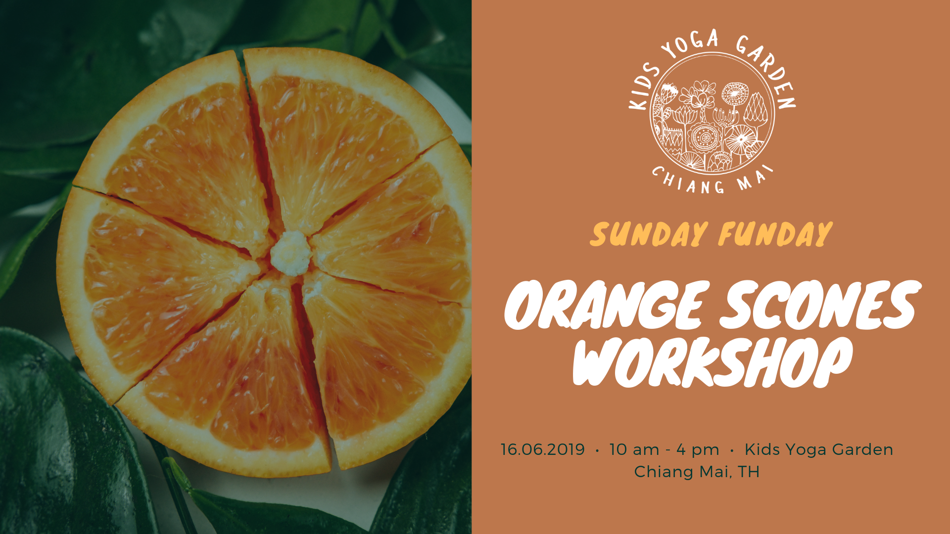 orange scones workshop